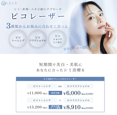 ルラ美容クリニックシミ取り