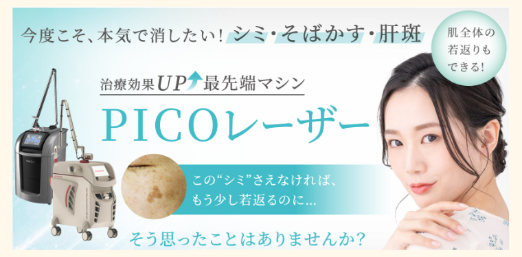 聖心美容クリニックのシミ取りレーザー