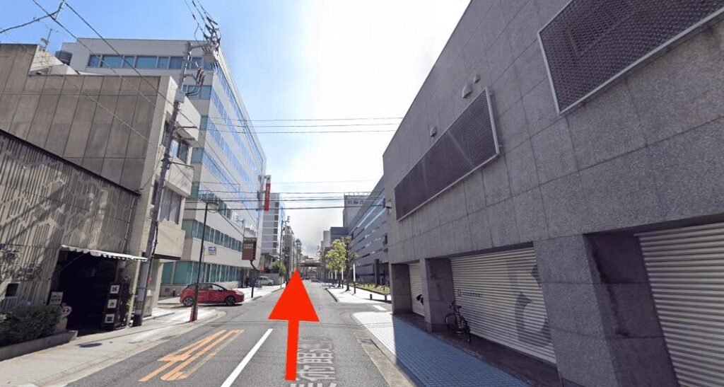 東京ノーストクリニック高松院へ向かう道