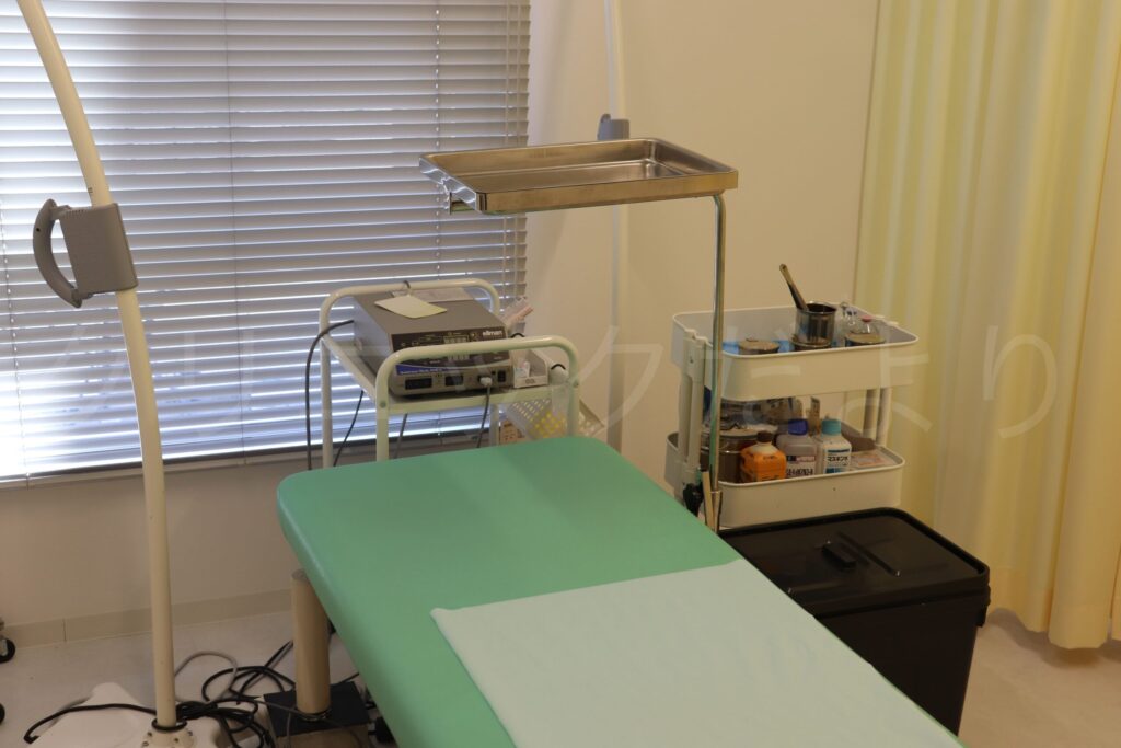 ABCクリニック神戸院の手術台