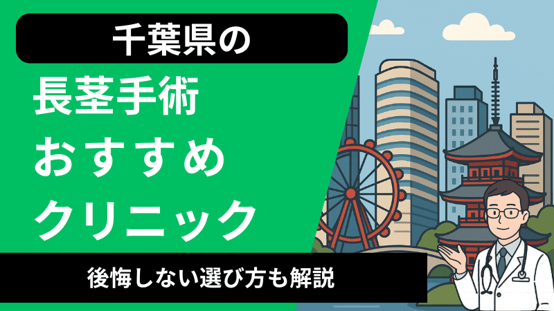 千葉県周辺で長茎手術が受けられるおすすめのクリニック5選｜口コミや後悔しない選び方も解説