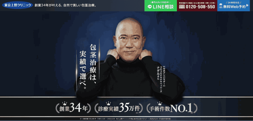 上野クリニックのイメージ（ナダルバージョン）