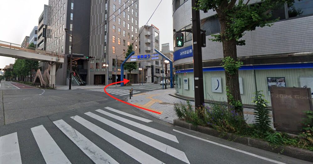 銀座通りの入り口