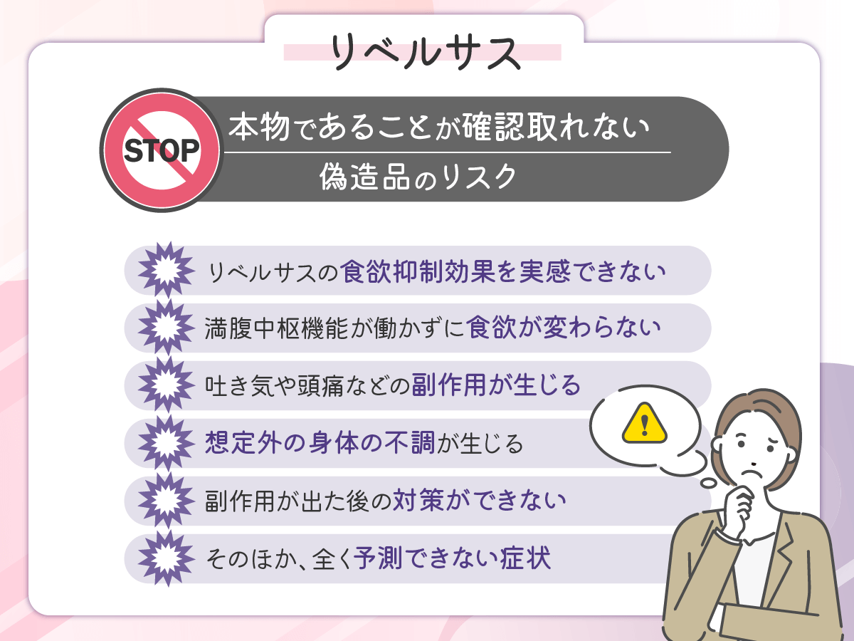 リベルサスに偽造品が混合している可能性はある?