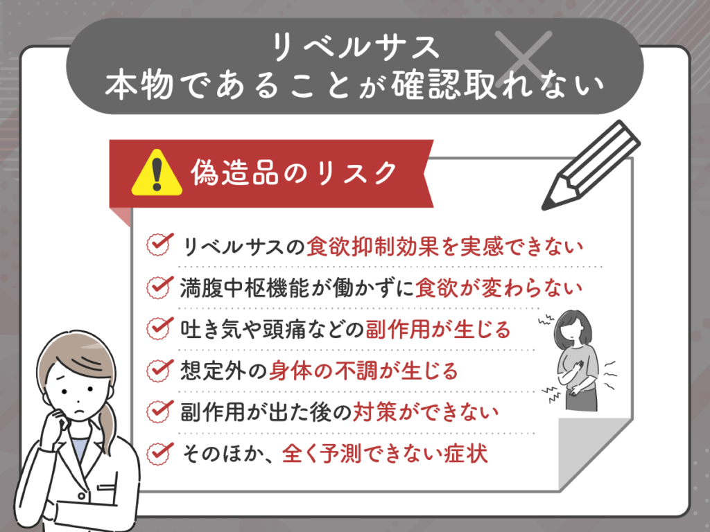 リベルサス偽造品の注意事項