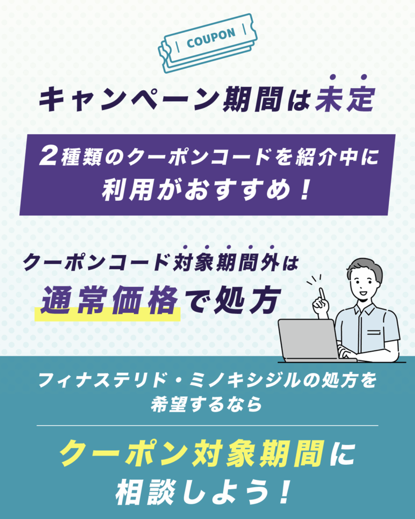 DMMオンラインクリニックキャンペーン利用期間は未定