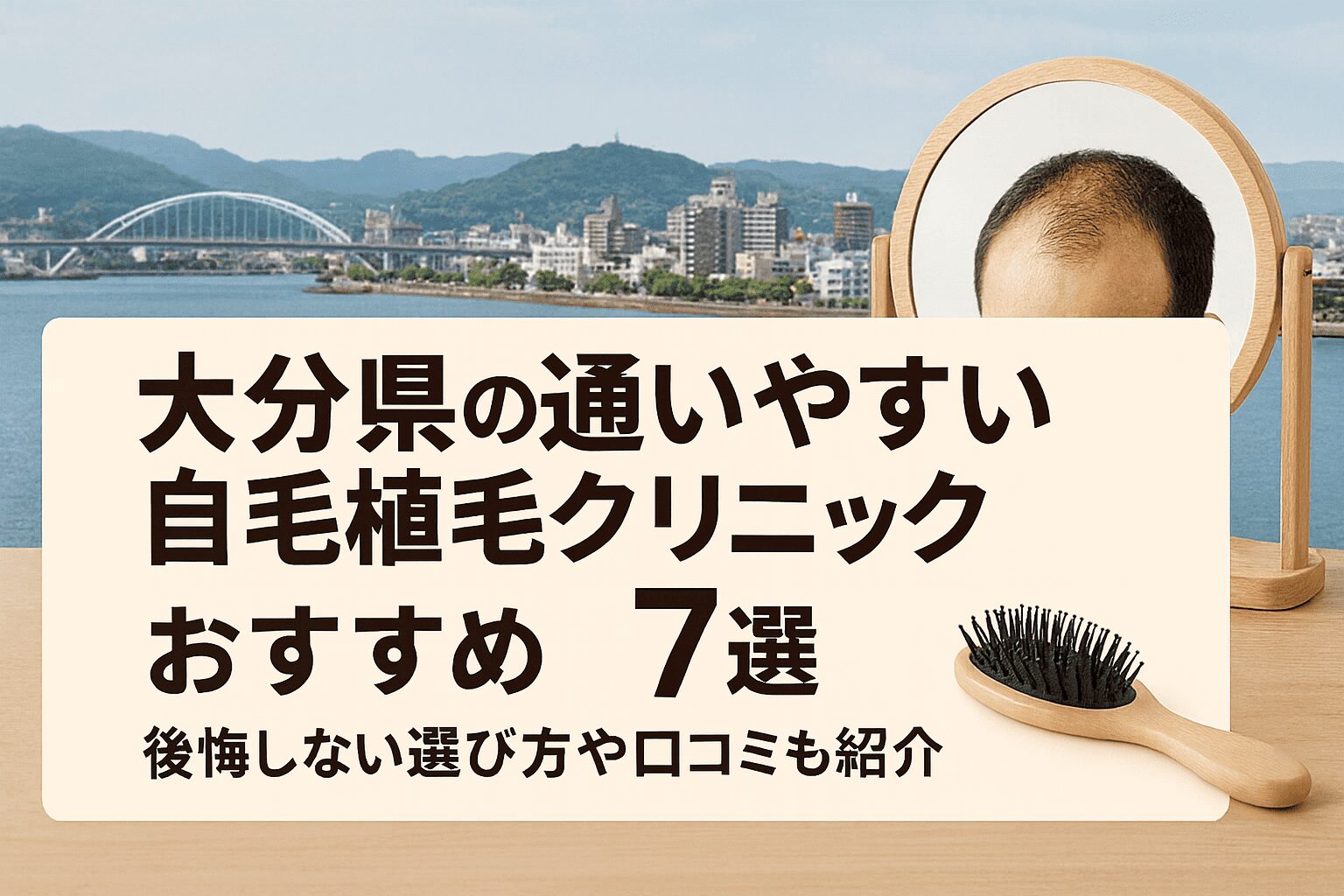 大分県の自毛植毛クリニックおすすめ7選を後悔しない選び方とあわせて紹介