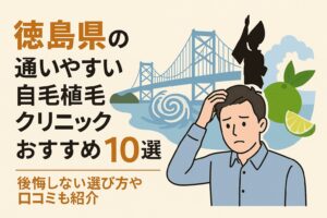 徳島県の自毛植毛クリニックおすすめ10選を後悔しない選び方とあわせて紹介