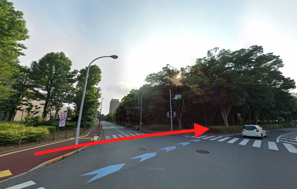 つくばエクスポセンター前交差点